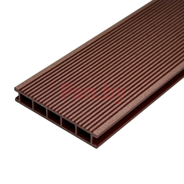 Террасная доска (декинг) из ДПК KronParket Velvet Шоколад 3000*152*24 мм фото № 1