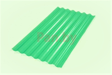 Поликарбонат профилированный Юг-Ойл-Пласт Зеленый 2000*1050*0,9 мм (волна) фото № 1