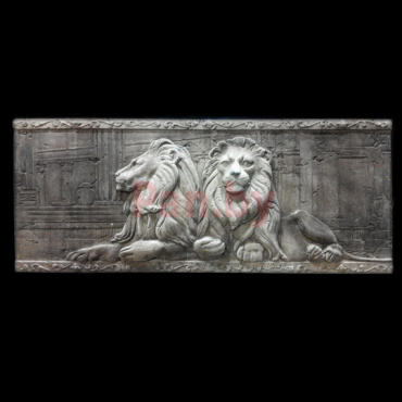 Барельеф Royal Legend f04-000 Львы, в цвет камня фото № 1