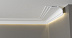 Плинтус потолочный из дюрополимера Decor-Dizayn Белая Лепнина DD516 фото № 4