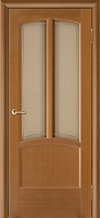 Межкомнатная дверь массив сосны Vilario (Стройдетали) Ветразь ДО, Орех (900х2000)