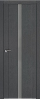 Межкомнатная дверь царговая экошпон ProfilDoors серия XN Модерн 2.04XN, Грувд Серебряный матовый лак