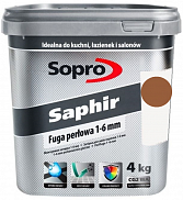 Фуга (затирка для швов) Sopro Saphir 9528/4, умбра 58, 4 кг
