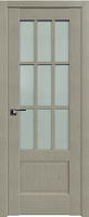 Межкомнатная дверь царговая ProfilDoors серия X Классика 104X, Эшвайт Мателюкс матовый