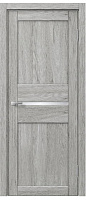 Межкомнатная дверь царговая экошпон МДФ Техно Профиль Dominika 601 Magic серебро (стекло белое)