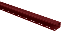 J-профиль для сайдинга Альта-Профиль Т-15, Красный 3м