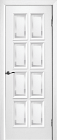 Межкомнатная дверь шпон натуральный Юркас Премиум Лондон Эмаль белая Мателюкс (фрезеровка №29.8)