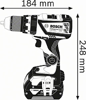 Аккумуляторная дрель-шуруповерт Bosch GSB 18V-60 C Professional без аккумулятора