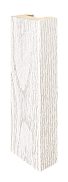 Декоративная интерьерная рейка из МДФ Albico Дуб белый 2800х40х22
