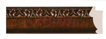 Плинтус потолочный из дюрополимера Decor-Dizayn Султан Багет 807-2 фото № 1