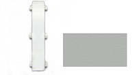 Соединитель для плинтуса ПВХ Ideal Деконика 002 Светло-серый 55 мм
