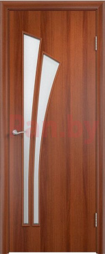 Межкомнатная дверь МДФ ламинированная Verda C7 Итальянский орех Мателюкс матовый фото № 1
