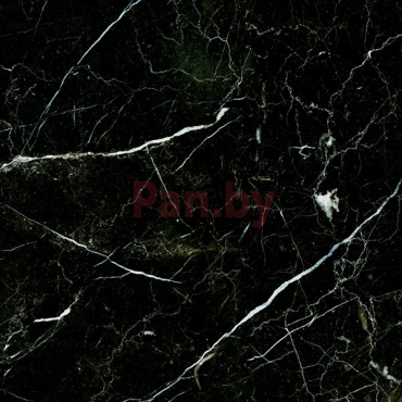 Керамогранит (грес) под мрамор Гранитея Караташ G385 Черный 600x600 матовый фото № 7