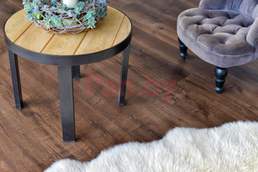 Кварцвиниловая плитка (ламинат) SPC для пола Alpine Floor Real Wood Дуб Мокка Синхронное тиснение ECO 2-2 фото № 4