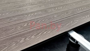 Террасная доска (декинг) из ДПК Nautic Prime Esthetic Wood 150х4000мм, Коричневый фото № 2