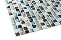 Панель ПВХ (пластиковая) листовая АртДекАрт Мозаика Исландия 955х480х3.2