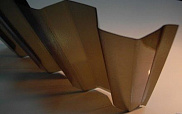 Поликарбонат профилированный Юг-Ойл-Пласт Коричневый 0,8 мм (трапеция)
