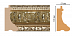 Декоративный багет для стен Декомастер Ренессанс 400-956 фото № 2
