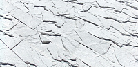Декоративный искусственный камень Polinka Кирпичный скол  гипсовый 0800, белый
