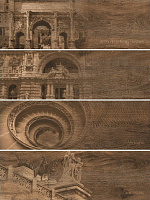 Декор из керамогранита Grasaro Italian Wood Венге G-253/SR 200х600