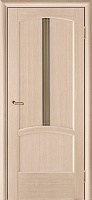 Межкомнатная дверь массив сосны Vilario (Стройдетали) Ветразь ДЧ, Беленый дуб