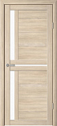 Межкомнатная дверь МДФ экошпон Albero Мегаполис Кельн Лиственница мокко, белый акрилат