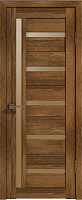 Межкомнатная дверь МДФ Лайт Light 18 Дуб корица Мателюкс бронза