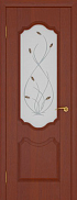 Межкомнатная дверь МДФ ламинированная Verda Орхидея ДО - Итальянский Орех
