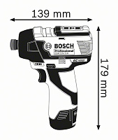 Аккумуляторный гайковерт Bosch GDR 12V-110 Professional без аккумулятора