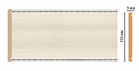 Декоративная панель из полистирола Декомастер Ясень белый F15-15 2400х150х9