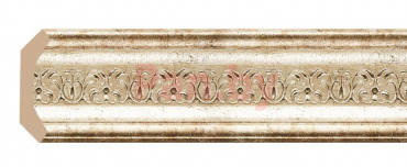 Плинтус потолочный из пенополистирола Декомастер Венецианская бронза 167S-127 (35*35*2400мм) фото № 1