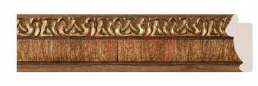 Плинтус потолочный из дюрополимера Decor-Dizayn Султан Багет 807-3 фото № 1