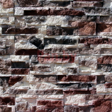 Декоративный искусственный камень Декоративные элементы Голарда 19-189 Бежево-коричневый с серым фото № 1