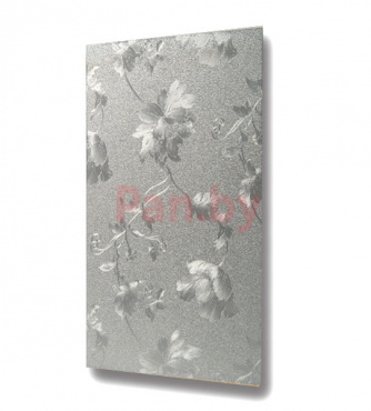 Панель ПВХ (пластиковая) ламинированная Мастер Декор Керия серебристая 2700х250х8 фото № 3