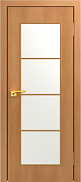 Межкомнатная дверь МДФ ламинированная Юни Стандарт С-8, Миланский орех