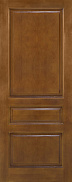Межкомнатная дверь массив сосны Поставский мебельный центр Модель №5 ДГ, Коньяк (900х2000)