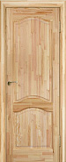Межкомнатная дверь массив сосны Поставский мебельный центр Модель №7 ДГ Неокрашенная, 800х2000 мм