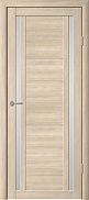 Межкомнатная дверь МДФ экошпон Albero Мегаполис Рига Лиственница мокко, белый акрилат