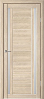 Межкомнатная дверь МДФ экошпон Albero Мегаполис Рига Лиственница мокко, белый акрилат