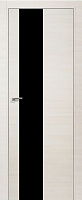 Межкомнатная дверь МДФ ProfilDoors серия Z 5Z, Эшвайт кроскут Черный лак (кромка хром, 2-сторон)