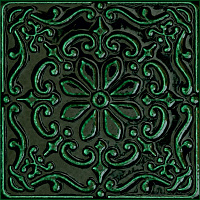Керамический декор Tubadzin Tinta Green 148х148