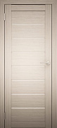 Межкомнатная дверь экошпон Юни Амати 1, Дуб беленый (белое стекло)