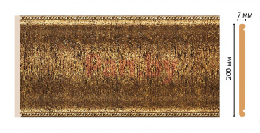 Декоративная панель из полистирола Декомастер Stone Line Q20-43 2400х200х7 фото № 1