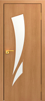Межкомнатная дверь МДФ ламинированная Юни Стандарт С-2, Миланский орех