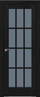 Межкомнатная дверь царговая экошпон ProfilDoors серия XN Классика 102XN, Даркбраун Мателюкс графит