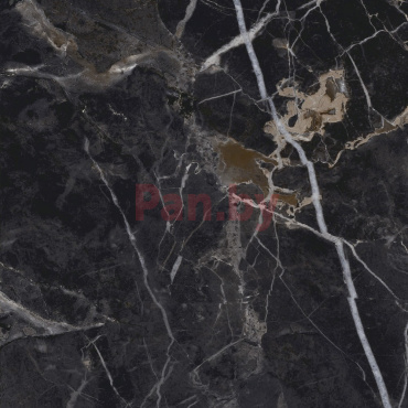 Керамогранит (грес) под мрамор Cersanit Queen черный 420x420 фото № 5