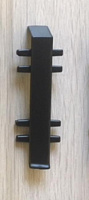 Соединитель для плинтуса металлический AlPro13 2642 черный