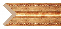Молдинг из пенополистирола Декомастер Античное золото 142-552, угловой