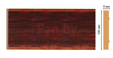 Декоративная панель из полистирола Декомастер Красное дерево B10-1084 2400х100х9 фото № 1