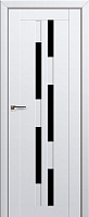 Межкомнатная дверь царговая ProfilDoors серия U Модерн 30U, Аляска Триплекс черный